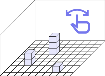 Tutorial for rotating the camera inside a world, with mobile